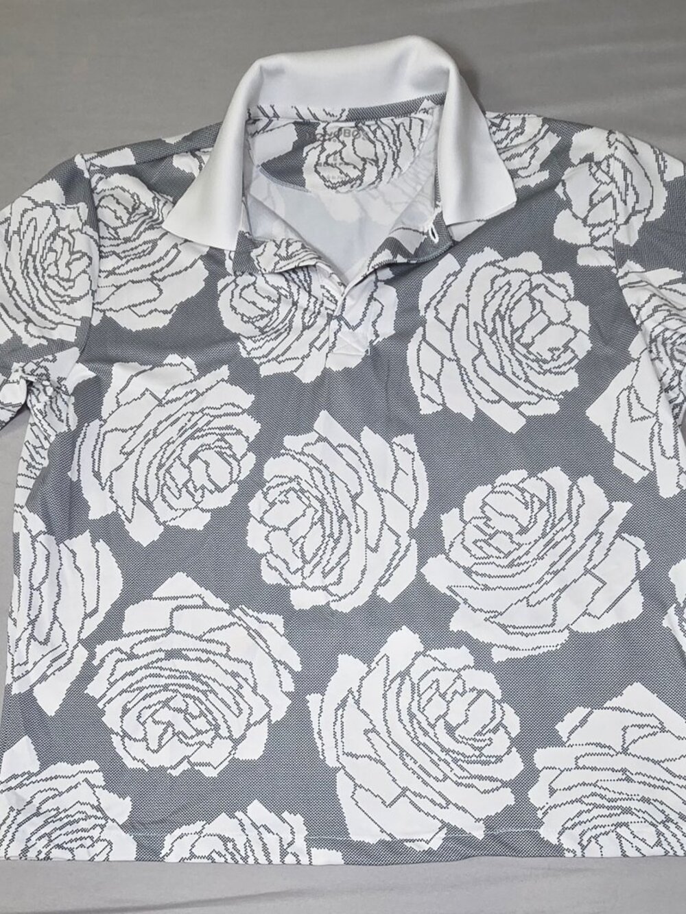 Bonobos Slim Fit Rose Print Polo Shirt Mens S